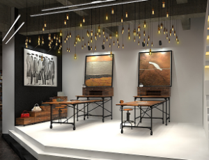 海外展臺(tái)設(shè)計(jì)公司從三方面為您的展臺(tái)營(yíng)造空間感