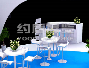 海外展臺設計風格要與企業(yè)品牌形象與產(chǎn)品相互協(xié)調(diào)